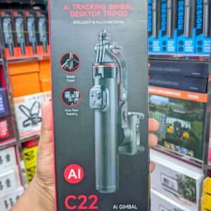 C22 Handheld Gimbal 360° AI Face Tracking Shoot Stabilizer Tripod with Multifunction Remote